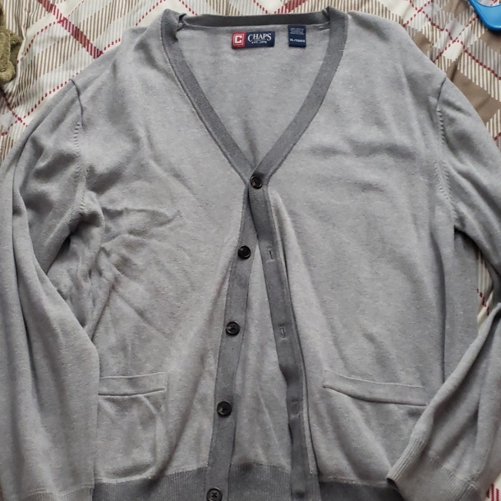 CHAPS XL Cardigan Sweater